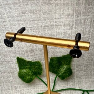 NWT Stainless Steel Screw Illusion Stud Earrings 🔩